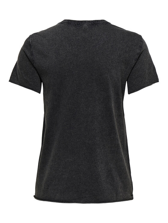 ONLY ONLY Tricou Lucy 15215721 Negru Regular Fit