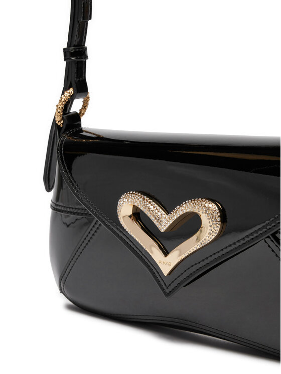 PINKO PINKO Ročna torba 520 Shoulder Classic Fl AI 24-25 PLTT 103763 A1UP Črna