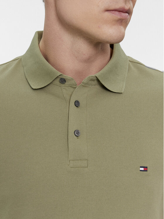 Tommy Hilfiger Tommy Hilfiger Polo 1985 MW0MW17771 Zielony Slim Fit