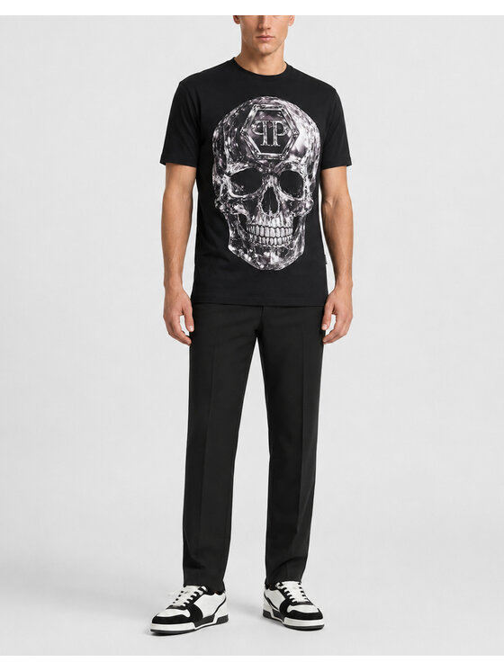 PHILIPP PLEIN PHILIPP PLEIN T-Shirt 31615 Černá Regular Fit