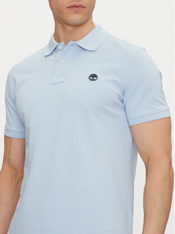 Timberland Timberland Polokošile TB0A6VDP Světle modrá Regular Fit