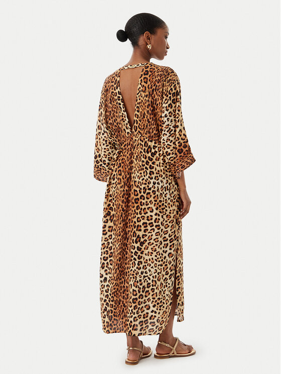 LOLA CASADEMUNT LOLA CASADEMUNT Φόρεμα καλοκαιρινό LS2616021 Καφέ Relaxed Fit