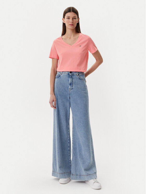 Gant Gant Póló Shield 4200750 Rózsaszín Regular Fit