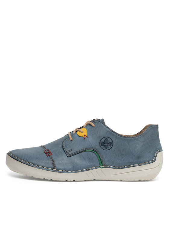 Rieker Rieker Nizki čevlji 52528-14 Modra
