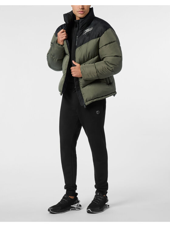 Plein Sport Plein Sport Giubbotto piumino 24023 Verde Regular Fit