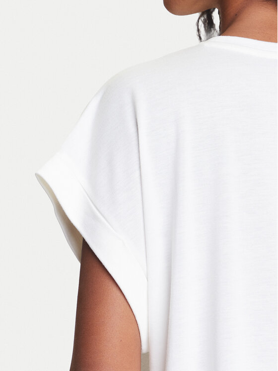 Emporio Armani Emporio Armani T-shirt EW000616 AF12187 U1131 Bianco Loose Fit