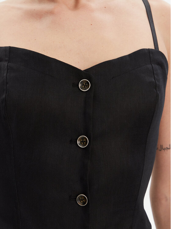 Guess Guess Τοπ W5GH0L WH5L2 Μαύρο Regular Fit