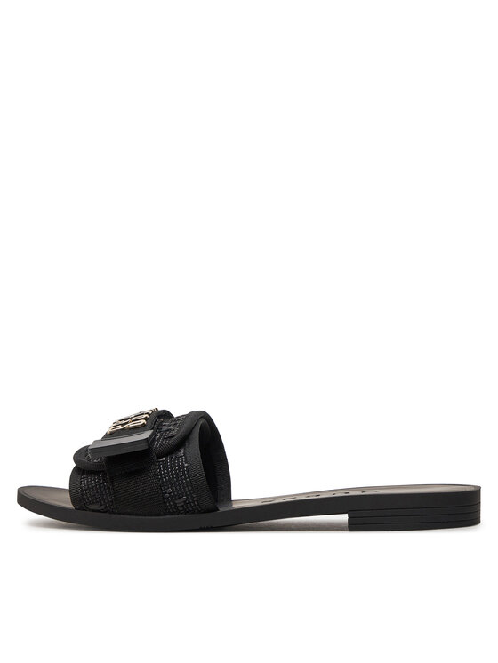 Guess Guess Şlapi Elyze3 FLGEL3 ELE19 Negru
