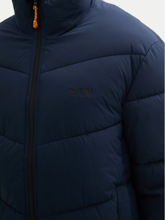 Tom Tailor Denim Tom Tailor Denim Zimní bunda 1043794 Tmavomodrá Relaxed Fit
