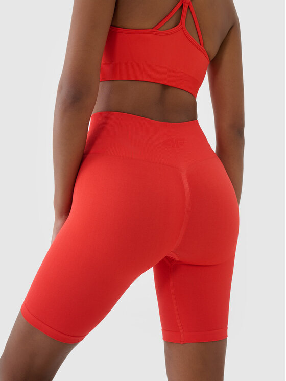 4F 4F Szorty sportowe MULTI ACTIVE Czerwony Slim Fit