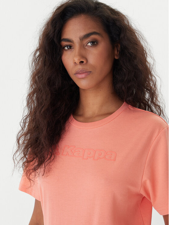 Kappa Kappa T-Shirt Frega 351M1KW Pomarańczowy Regular Fit