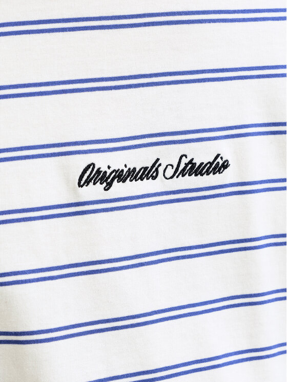 Jack & Jones Jack & Jones T-Shirt Norrebro 12291021 Bílá Relaxed Fit