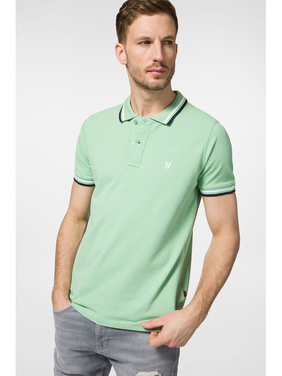 Próchnik Próchnik Polo PM 2 PO073123000010 Zielony Slim Fit