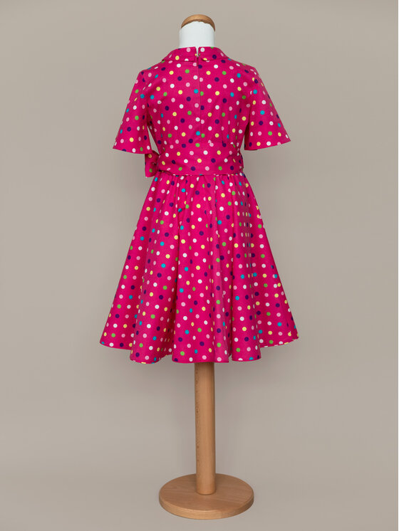 SLY SLY Sukienka 4W-07 Różowy Comfortable Fit