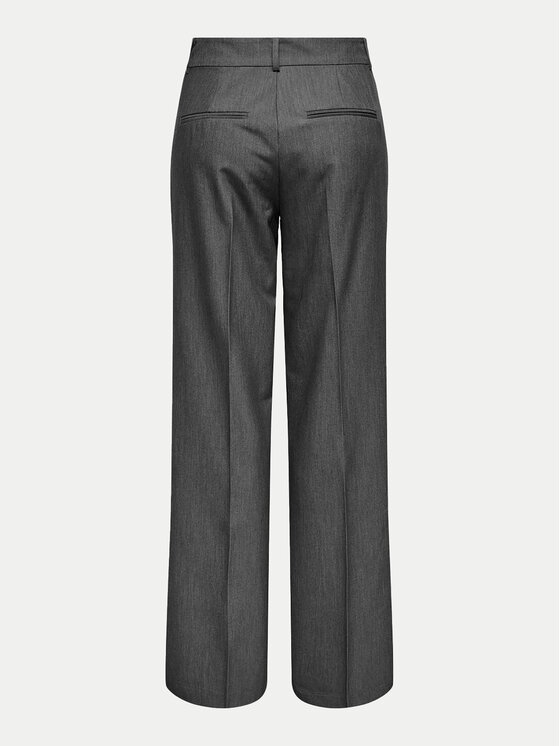 ONLY ONLY Kalhoty z materiálu Kayle 15324532 Šedá Straight Fit
