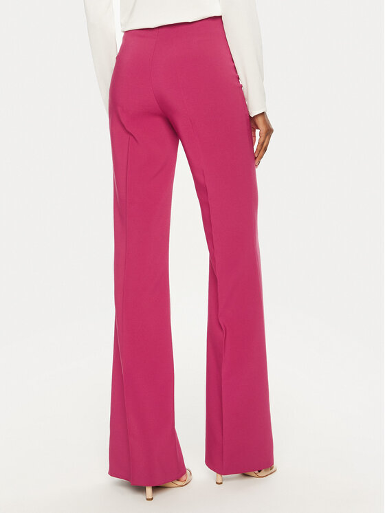 Rinascimento Rinascimento Pantaloni din material CFC0119997003 Vișiniu Regular Fit