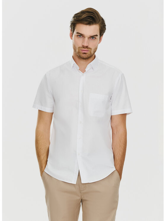 Pako Lorente Pako Lorente Szorty materiałowe P24SF-WS-005 Beżowy Classic Fit