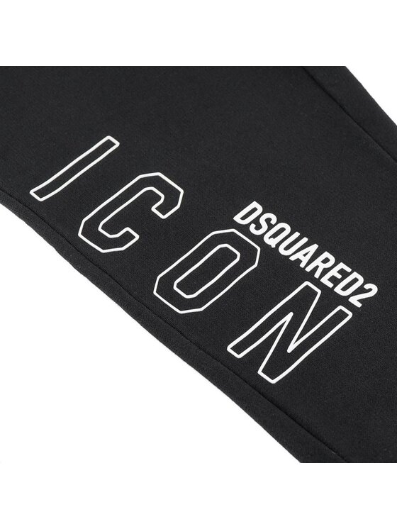 Dsquared2 Dsquared2 Teplákové kalhoty S79KA0041 S25516 Černá Slim Fit