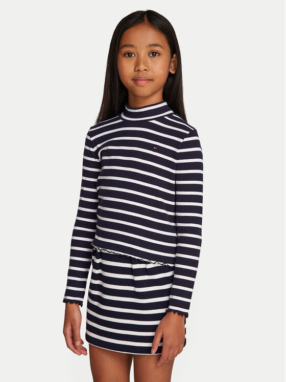 Tommy Hilfiger Rochie de zi KG0KG08174 Bleumarin Regular Fit
