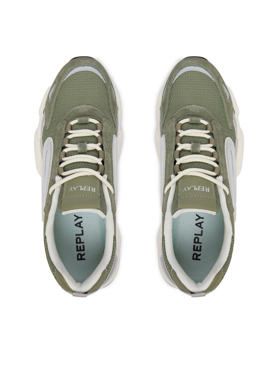 REPLAY REPLAY Сникърси GMSIQ.000.C0001T Тъмнозелен