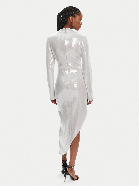 ROTATE ROTATE Rochie cocktail 113568 Argintiu Regular Fit