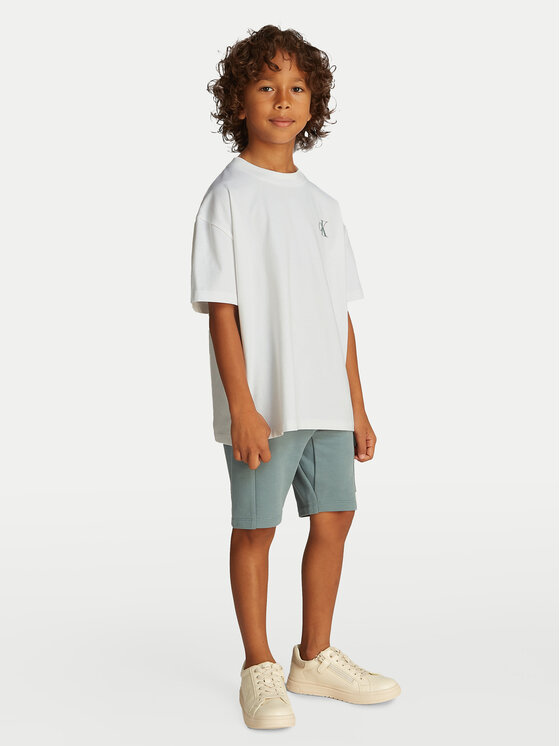 Calvin Klein Jeans Calvin Klein Jeans Tricou Miami IB0IB02449 Alb Relaxed Fit