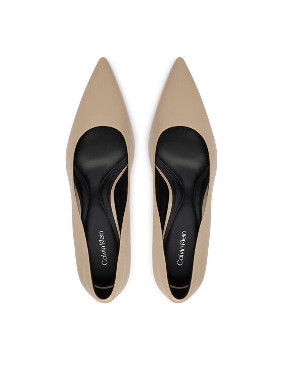 Calvin Klein Calvin Klein Szpilki Ess Stiletto 70 HW0HW02607 Beżowy