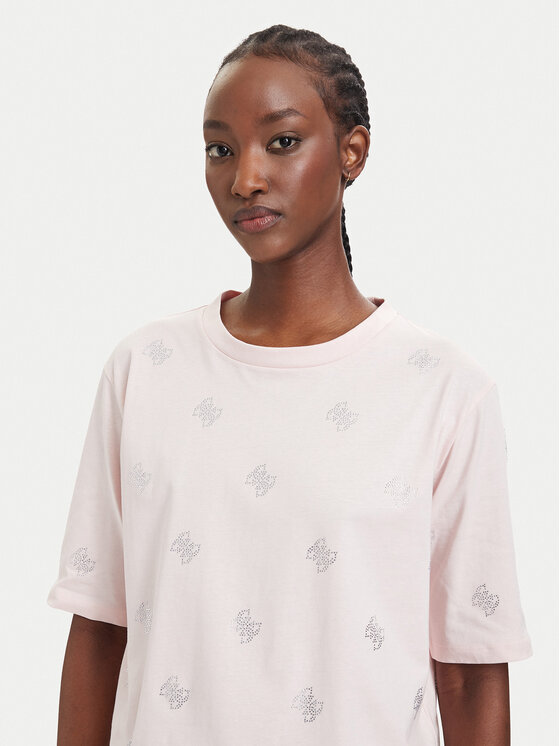 Guess Guess T-shirt V6GI18 K2985 Rosa chiaro Regular Fit