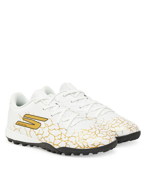 Skechers Skechers Ghete pentru fotbal SKX_1.5 Jr Youth TF 252063L/WBGD Alb