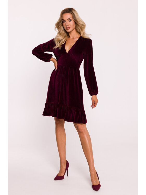 Made of Emotion Made of Emotion Abito da sera M826 Bordeaux Premium Fit
