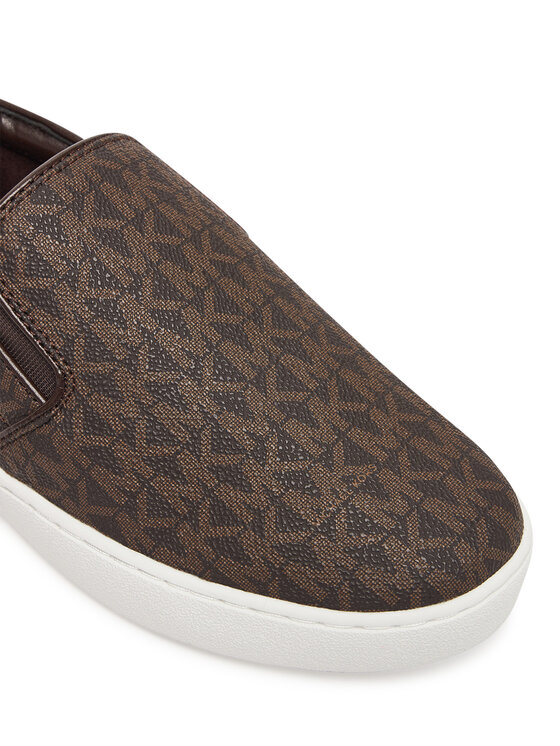 MICHAEL Michael Kors MICHAEL Michael Kors Tenisówki Keaton Slip On 43F7KTFP1B Brązowy