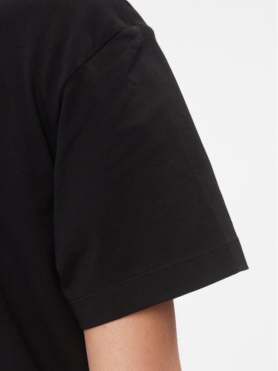 Trussardi Trussardi Marškinėliai 56T00596 Juoda Regular Fit