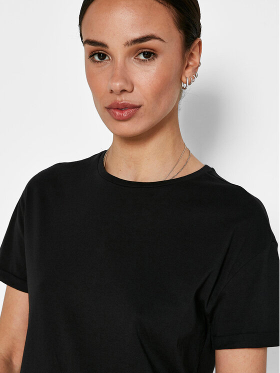 Noisy May Noisy May Majica Brandy 27010978 Črna Relaxed Fit