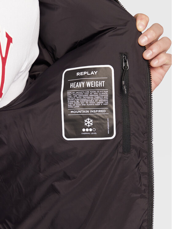 REPLAY REPLAY Zimska jakna M8283.000.84460 Crna Regular Fit