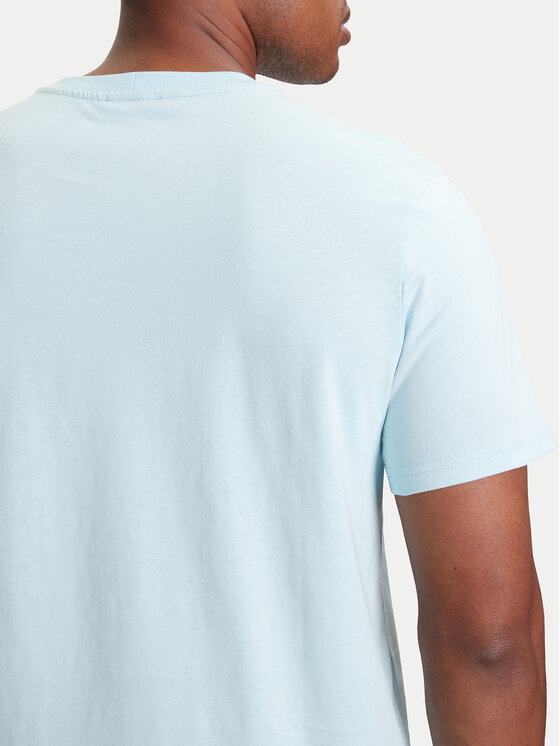 United Colors Of Benetton United Colors Of Benetton Majica 3MI5J1AF7 Svetlo modra Regular Fit