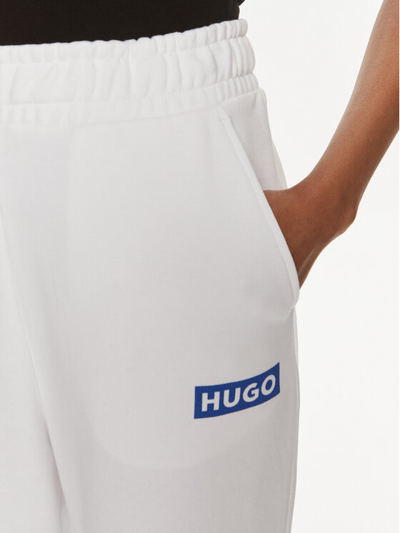 HUGO Hugo Долнище анцуг Straigh Jogger_B 50515809 Бял Relaxed Fit