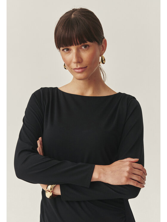 TATUUM Tatuum Sukienka dzianinowa GARANA Czarny Flare Fit