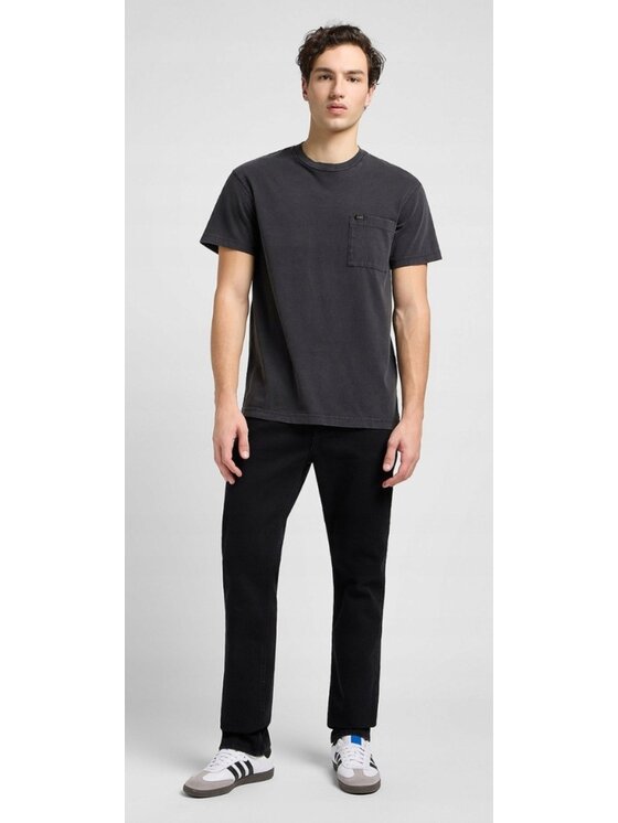 Lee Lee Jeansy West Czarny Relaxed Fit
