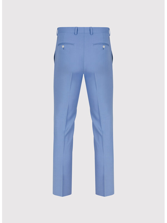 Pako Lorente Pako Lorente Spodnie garniturowe P26SP-6G-003 Niebieski Slim Fit