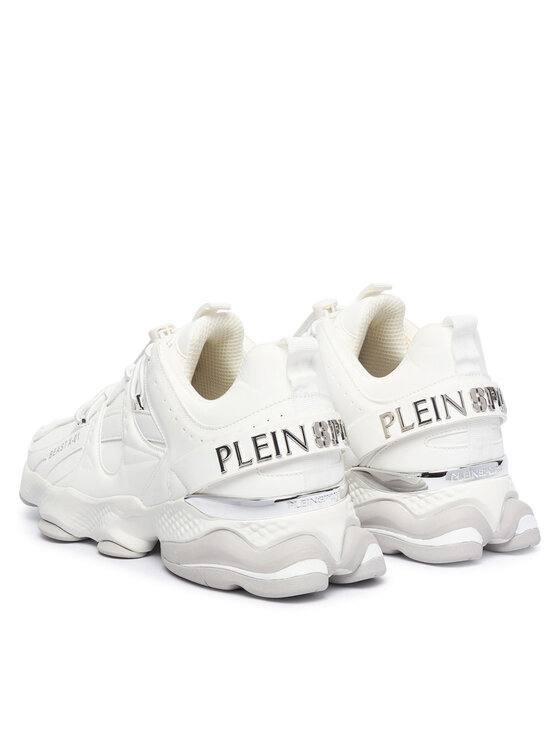 Plein Sport Plein Sport Sneakers Runner Beast X-01 FAFS USC1042 STE003N Bianco