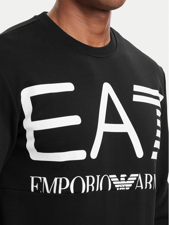 EA7 Emporio Armani EA7 Emporio Armani Mikina 7M002201 AF27189 UC001 Černá Regular Fit