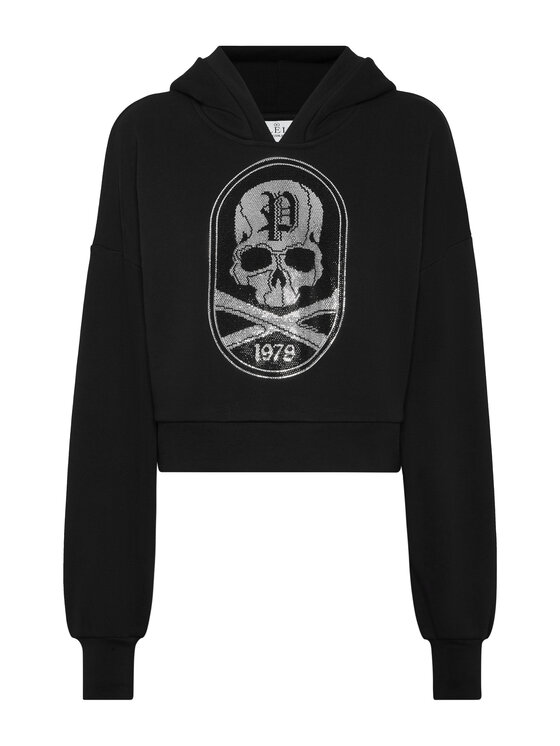 PHILIPP PLEIN PHILIPP PLEIN Mikina 14765 Černá Regular Fit