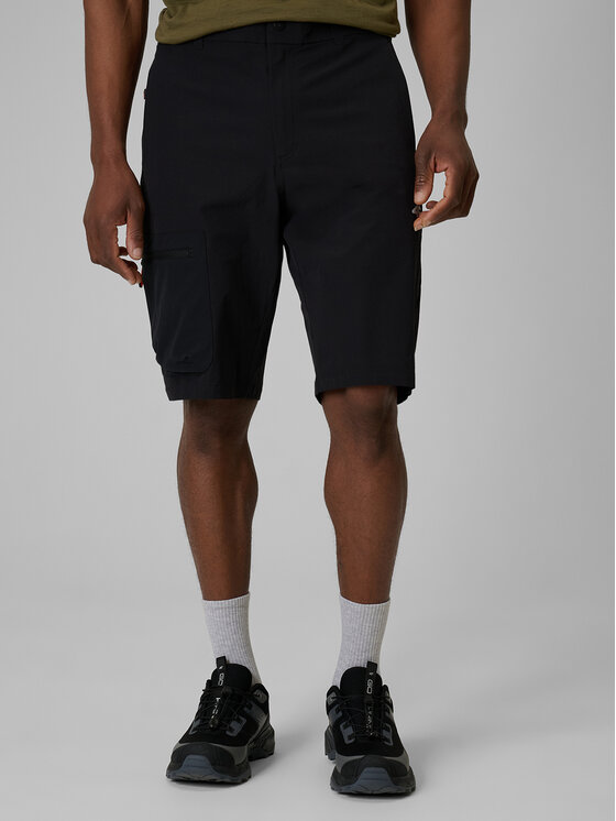 4F 4F Szorty sportowe TREKKING Czarny Regular Fit
