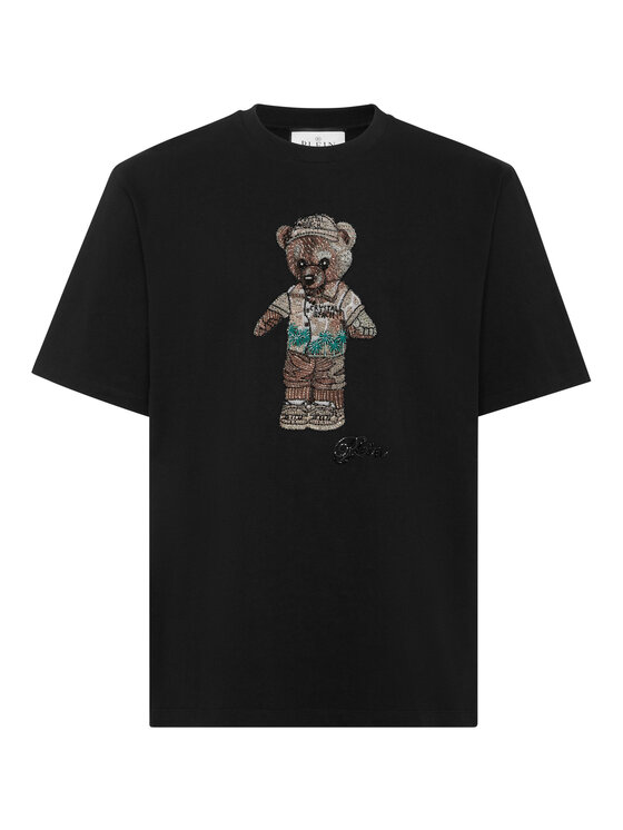 PHILIPP PLEIN PHILIPP PLEIN T-Shirt 27053 Czarny Regular Fit