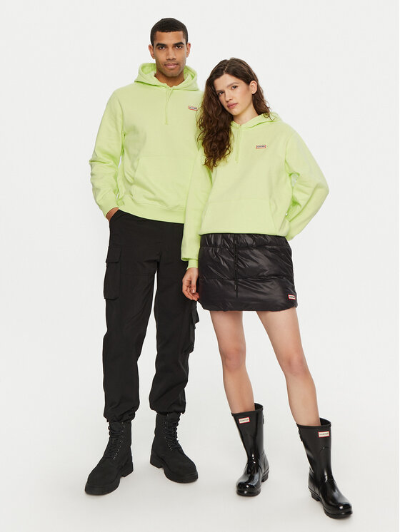Hunter Hunter Bluza HARU0008242 Zielony Regular Fit