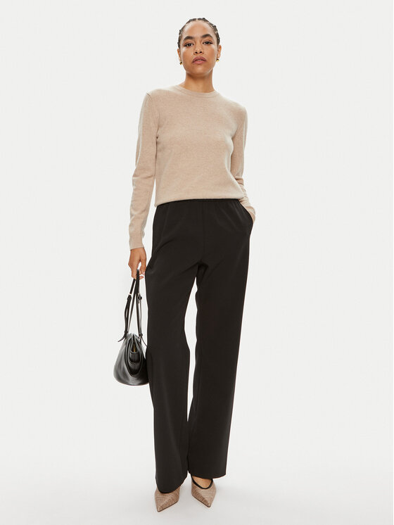MAX&Co. MAX&Co. Παντελόνι υφασμάτινο Pret 2426136071200 Μαύρο Regular Fit
