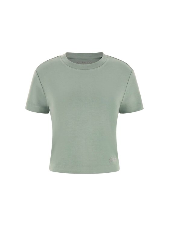 Guess Guess T-Shirt 176421 Zielony Classic Fit