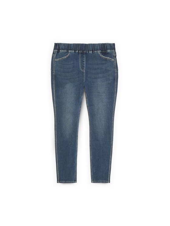 Fiorella Rubino Fiorella Rubino Jeansy P471T005172N034 Niebieski Skin Fit
