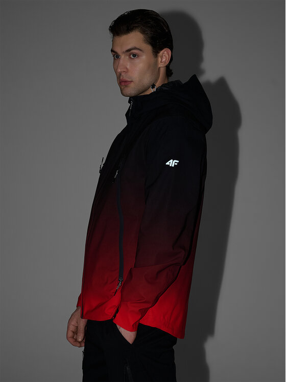 4F 4F Kurtka przejściowa EVERYDAY ACTIVE Czerwony Regular Fit