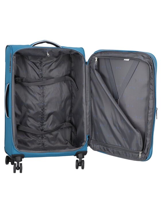 D&N D&N Komplet walizek 281018 Granatowy